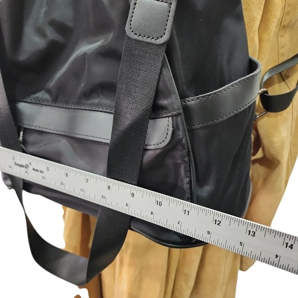 Cheruty Convertible Backpack Women Medium Black Nylon Travel Commuter Bag
